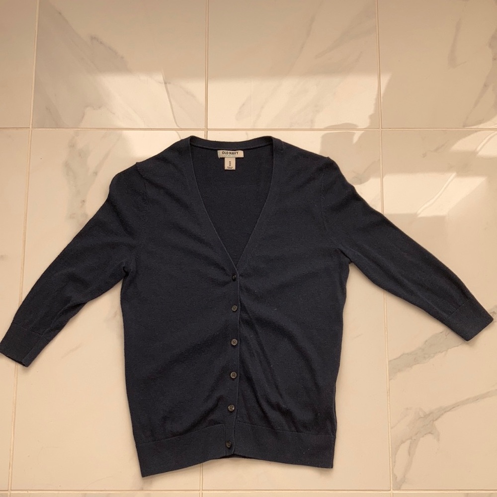 Navy Cardigan